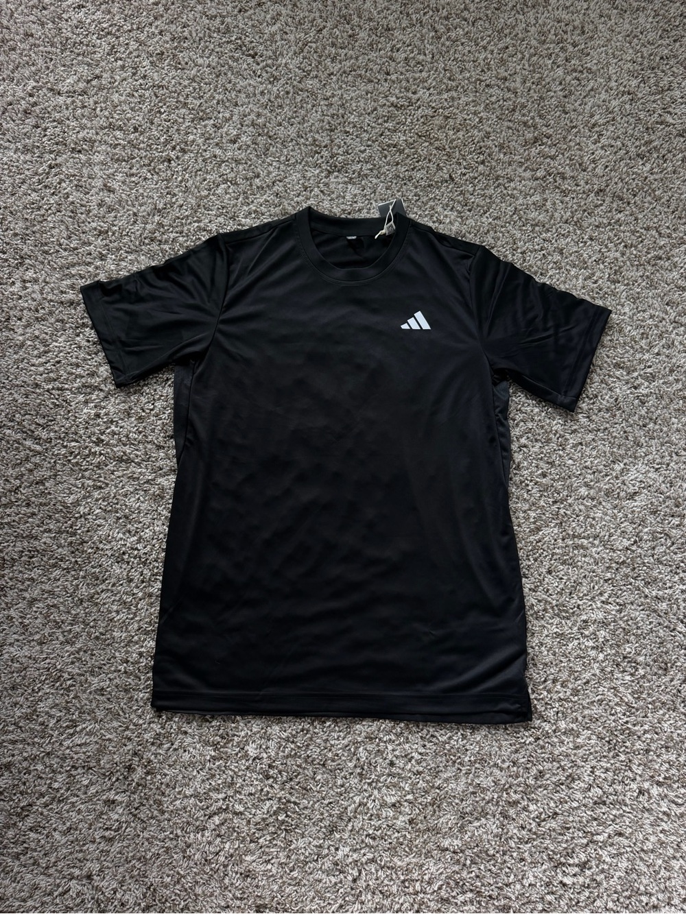 Adidas ClimaCool Club Tee Men’s Medium Black Athletic Performance T-Shirt NWT